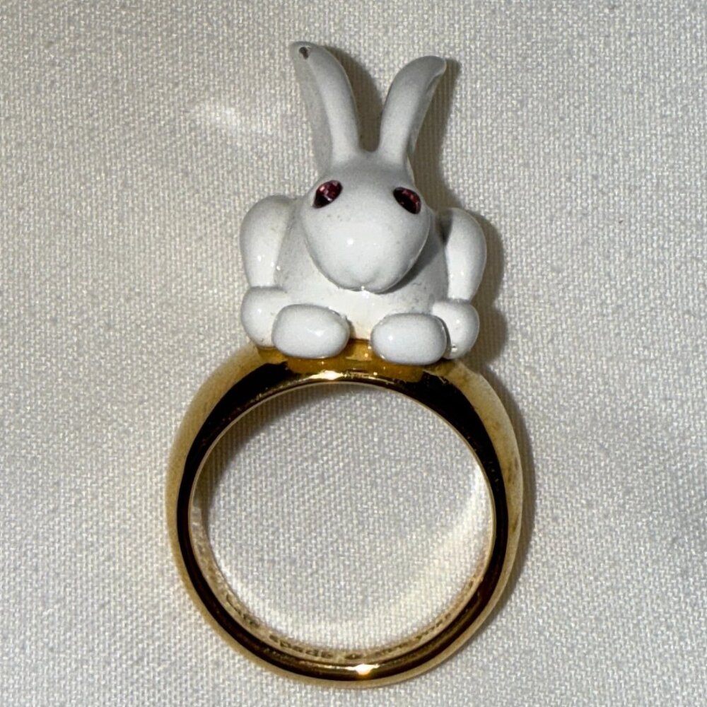 Kate Spade Forest Party Rabbit Ring, size 7 (Accepting offers)